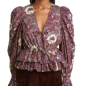 Ulla Johnson Ren Blouse - Heliotrope